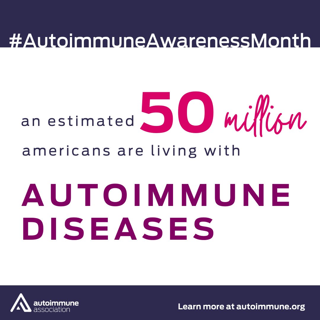 March is #AutoimmuneAwarenessMonth. Autoimmune diseases are more common than cancer and heart disease. Did you know, on average, it takes 4.5 years and 4 physicians to diagnose an autoimmune disease? Learn more at: autoimmune.org/autoimmune-awa…. Let's raise awareness and understanding!