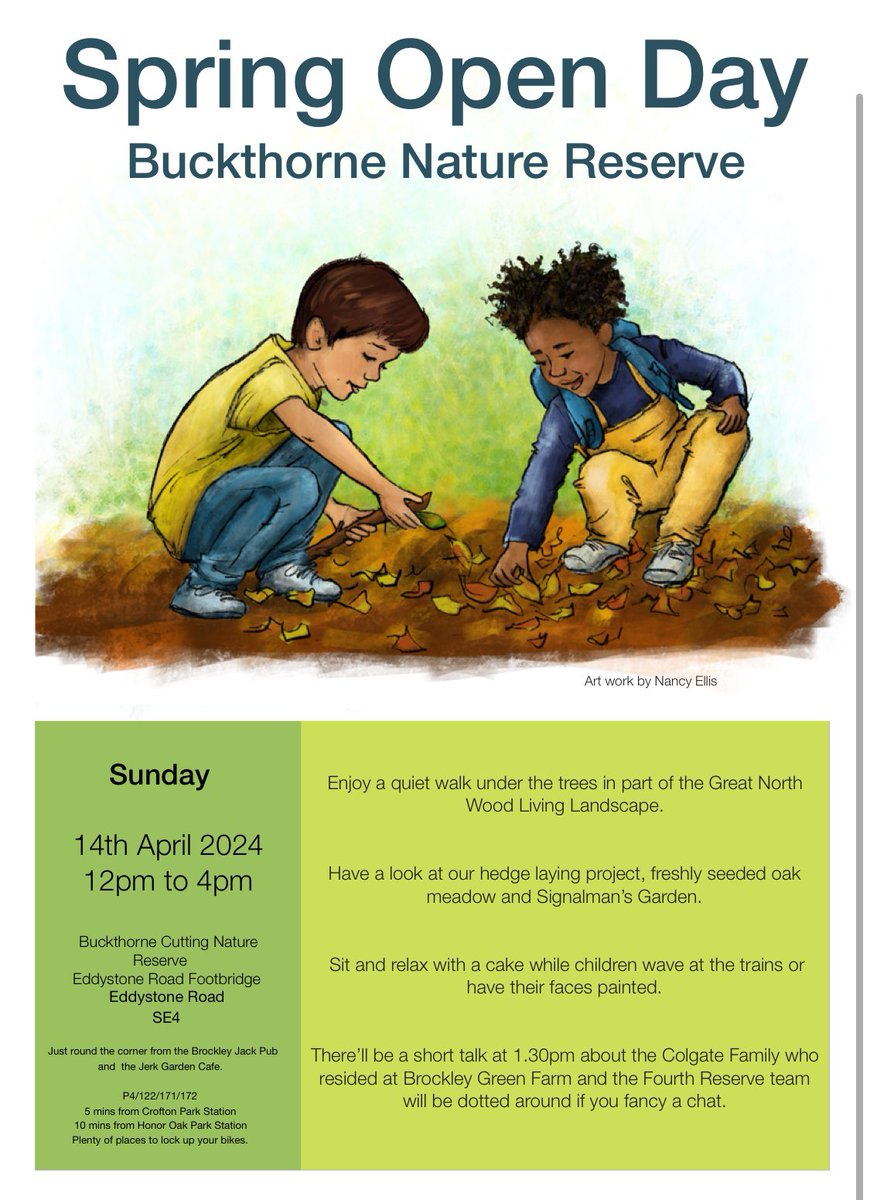 Fourth Reserve (@fourthreserve) on Twitter photo Open Day on 14th April! 12-4 <a href="/JaneCanDoSE4/">Jane Martin 💙</a> <a href="/honoroakorg/">Honor Oak</a> <a href="/blythe_hill/">FoBlythe Hill Fields</a> <a href="/CroftonGarden/">Crofton Park Railway Garden</a> <a href="/Youngestorchard/">Pam Orchard</a> @LewishamLowdown <a href="/3rdCroftonPark/">3rd Crofton Park</a> <a href="/arsenalchris/">arsenalchris</a> <a href="/davecrowley/">Dave Crowley</a> <a href="/LouiseKrupski/">Louise Krupski</a> <a href="/CroftFest/">CroftFest</a> 🌳 🦊 🦉 🐝 Open Day on 14th April! 12-4 <a href="/JaneCanDoSE4/">Jane Martin 💙</a> <a href="/honoroakorg/">Honor Oak</a> <a href="/blythe_hill/">FoBlythe Hill Fields</a> <a href="/CroftonGarden/">Crofton Park Railway Garden</a> <a href="/Youngestorchard/">Pam Orchard</a> @LewishamLowdown <a href="/3rdCroftonPark/">3rd Crofton Park</a> <a href="/arsenalchris/">arsenalchris</a> <a href="/davecrowley/">Dave Crowley</a> <a href="/LouiseKrupski/">Louise Krupski</a> <a href="/CroftFest/">CroftFest</a> 🌳 🦊 🦉 🐝
