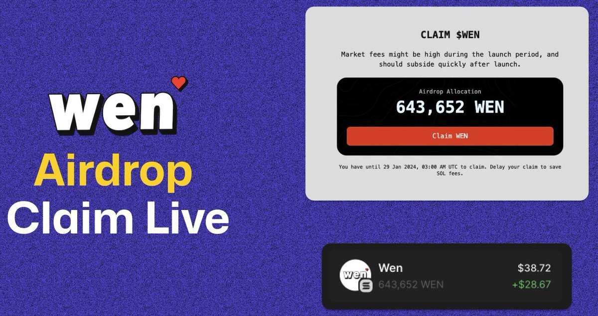 itj_biel's tweet photo. @wenwencoin @armaniferrante Exciting announcement! 
Say hello to $WEN 🦊

Act fast: complete the mini-quest within 24 hours to secure your allocation. 

join now 🔗https://t.co/lWxHQpJo6K✨ https://t.co/IM4XISfdkM