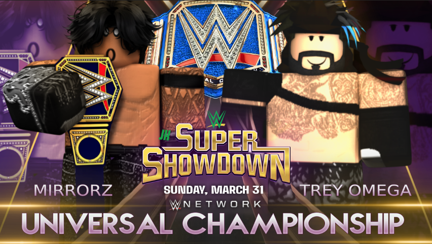 WWENGNetwork's tweet photo. ITS OFFICIAL! @vMirrorz_ will defend the Universal Championship against #TreyOmega at #WWENGSSD! https://t.co/A4iMwLmj91