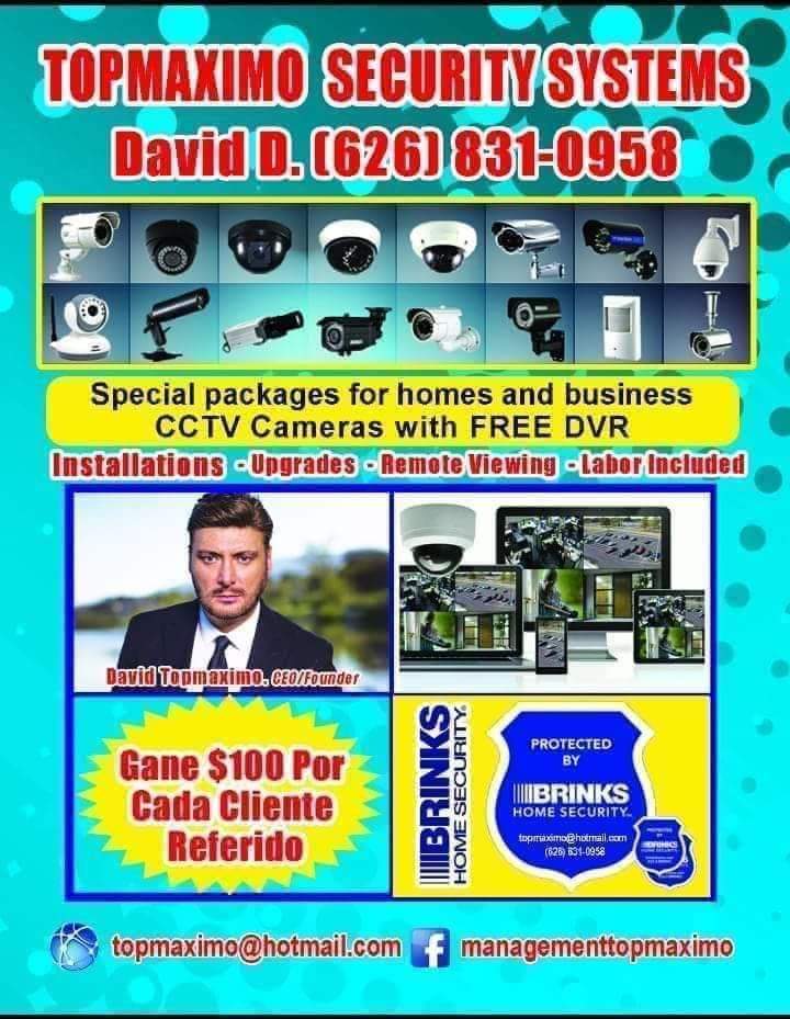 GANA $100.00 CASH 💰💲💶💸

ATENCIÓN SUR DE CALIFORNIA:

Si tienes Casa y/o Negocio y quieres  protegerte con Cámaras de Vigilancia o Alarma

#fypviral #securitycameras #camarasdeseguridad #camarasdeseguridadcctv #fypシ゚viralシ #alarm #fypシ #protection #camarasdevigilancia