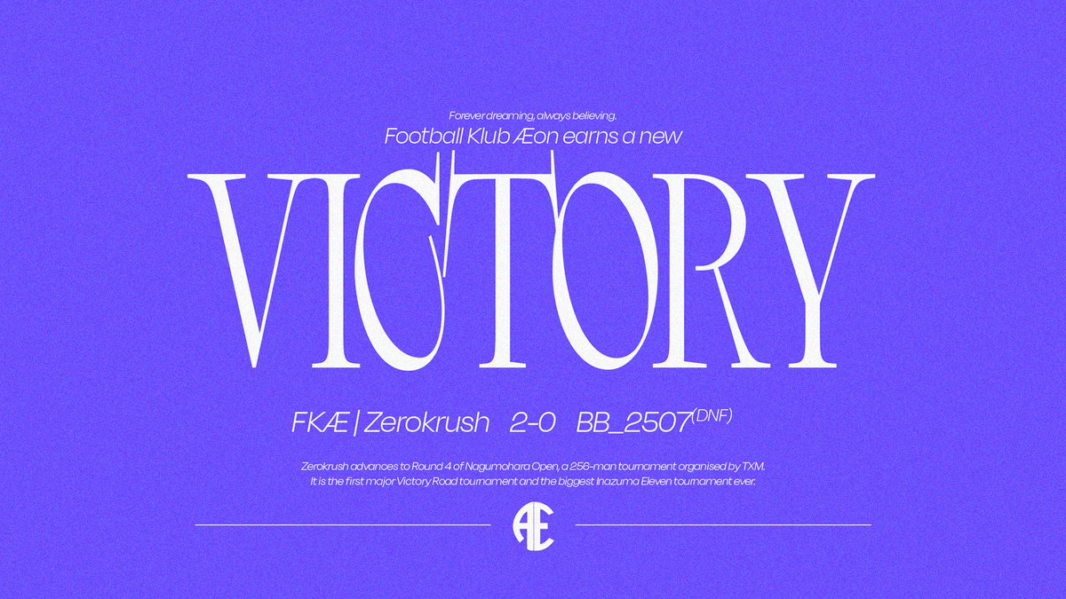 fkaeon's tweet photo. Il vivra un jour de plus.
Suite à l'abandon en plein match de son adversaire, Zerokrush se qualifie pour le top 32 du Nagumohara Open ! Il jouera ce dimanche sa place pour le top 8.
#FKWIN https://t.co/fhKGH4nVod