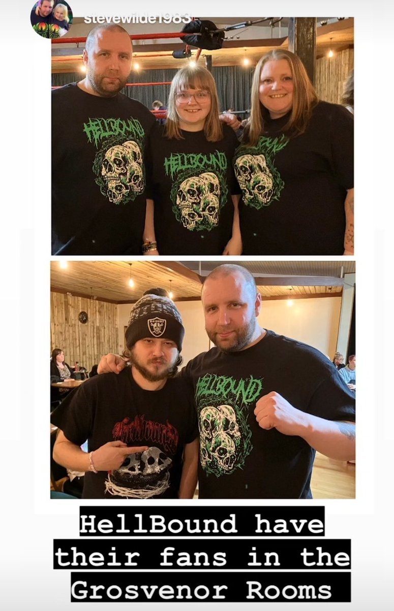 HellBound fans out in full force at @FutrWrestling! 🖤💚