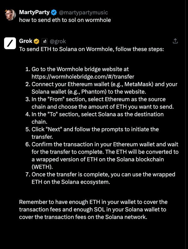 How to send $ETH to $SOL using <a href="/wormholecrypto/">wormholecrypto</a> 

Its super easy.