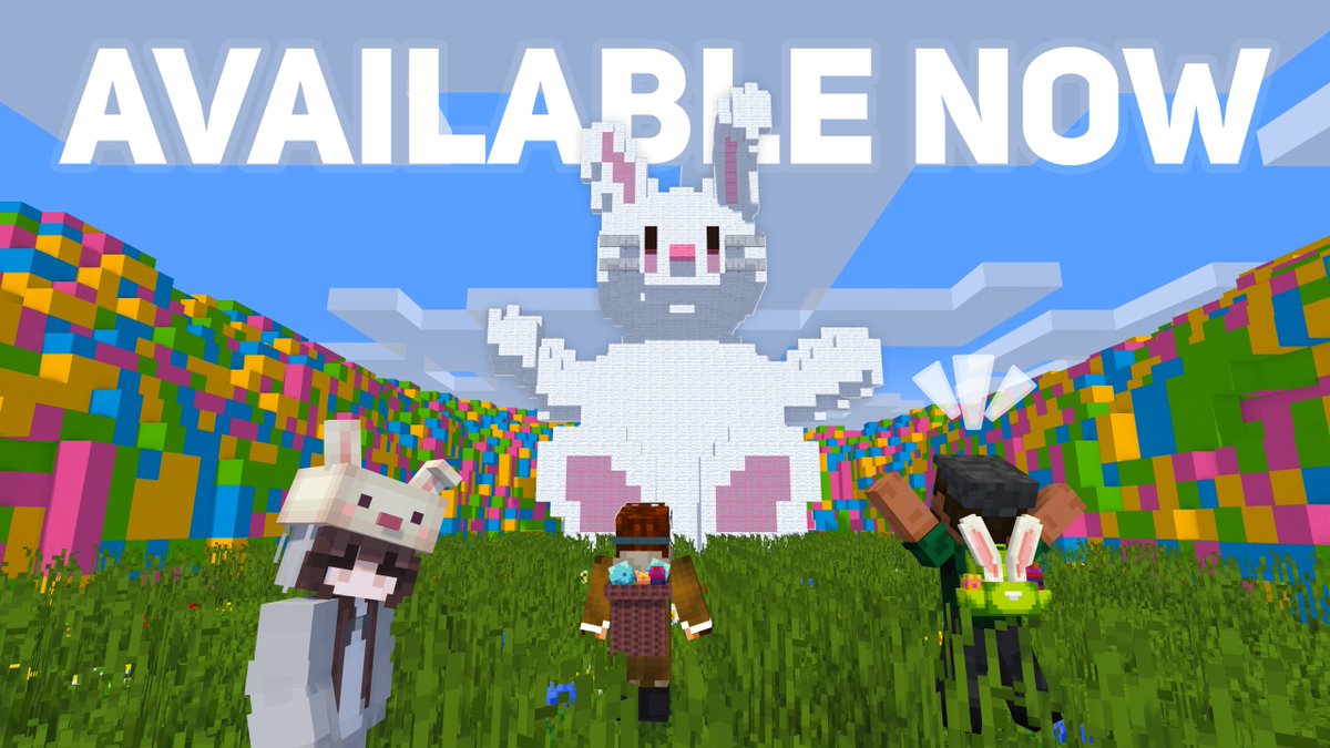 🚨Attention!

The new Easter🐇collection has dropped, so get ready and showcase your stunning outfits with the new cosmetics: Easter Basket, Rabbit Hat, and Rabbit Bag.

#Minecraft #mantle