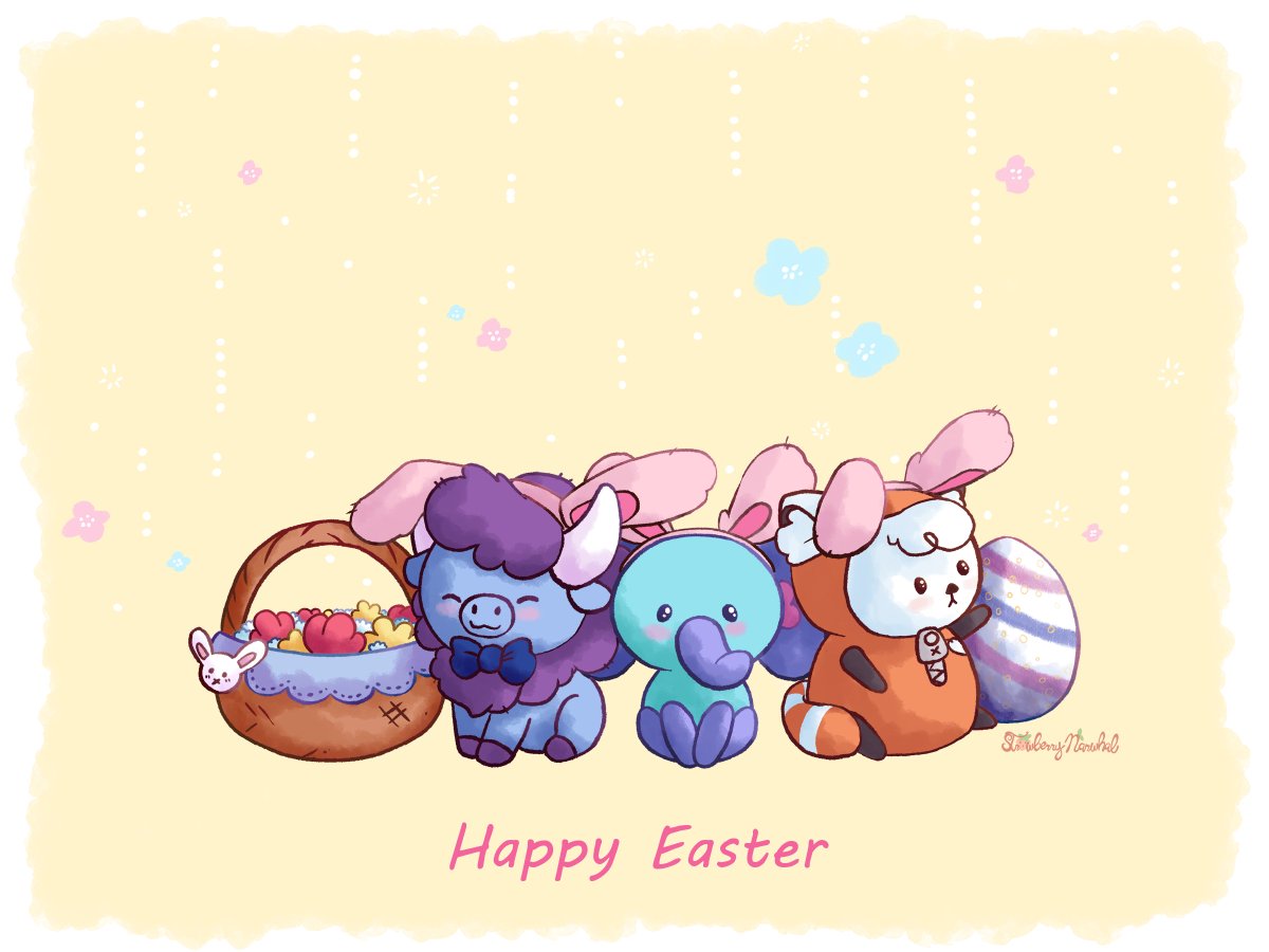 Happy Easter From Mimi, Ori, and Harold!!!
#MimiTheMiniElephant
