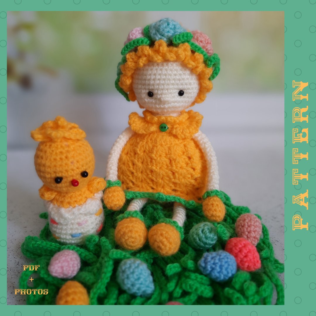 Easter Chicken Doll crochet pattern dailydoll.shop/shop/easter-ch… #handmade #dailydollshop #crochettoy #crochetdoll #crochet #toys #doll #diygift #amigurumi #amigurumidolls #diy #amigurumitoy #knitting #eastergift #birthdaygift #knittingtoys #knittingdolls #plushtoys #giftideas