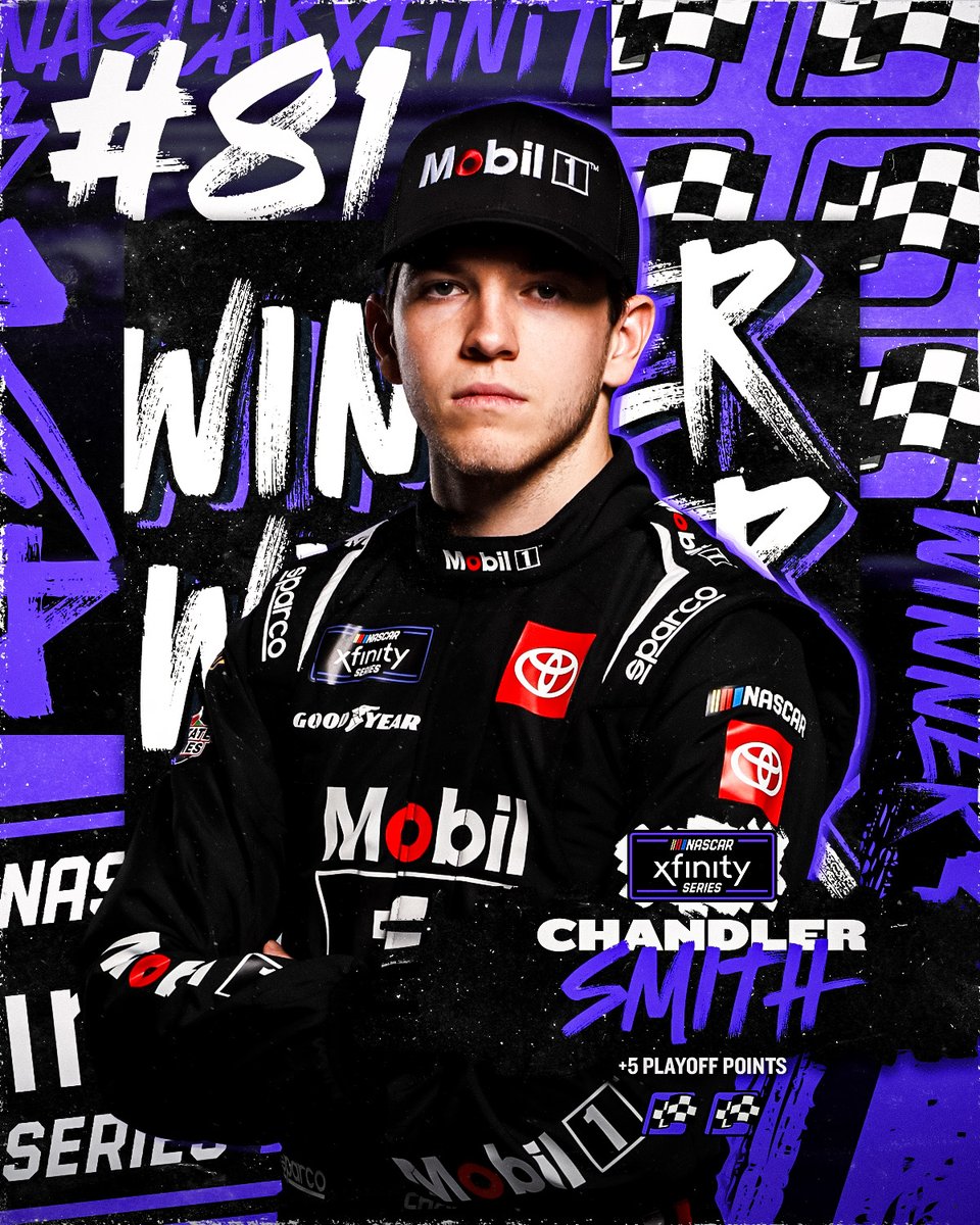 RICHMOND ROYALTY!

@CSmith_Racing dominates the final stage and WINS the #ToyotaCare250!