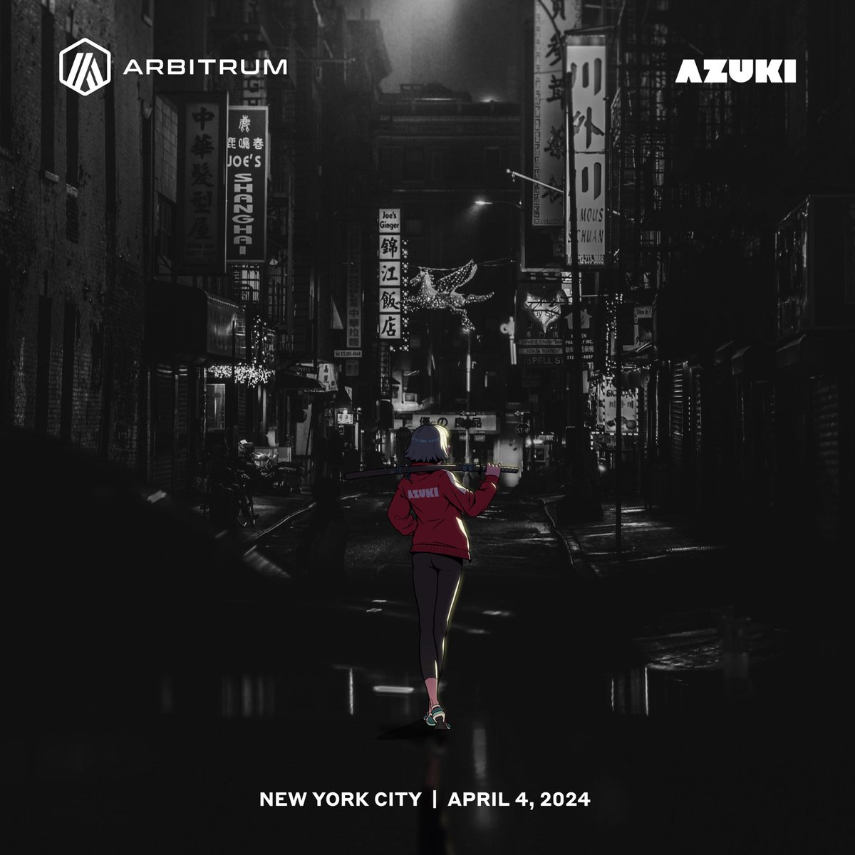 We’re excited to join <a href="/arbitrum/">Arbitrum</a> on the AnimeChain collaboration to onboard the anime industry to web3! Join us in NYC on April 4th as we bring the Arbitrum and Azuki ecosystems together to begin this new journey.
