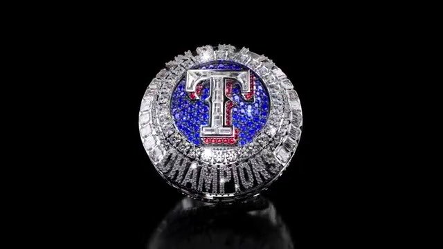 The Rangers World Series ring is phenomenal. Yet one of the hosts MLB radio was ripping it, the Rangers and making fun of them for their use of Higher by Creed as an inspirational song. The Rangers were awesome last year and I hope they Go and Take It, again! #GoAndTakeIt