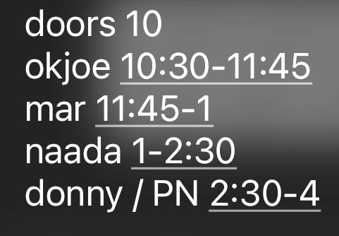 2NITE❗️❗️
come catch okjoe. - mar - naada. - donny. b2b PRETTY NA$TY at <a href="/AroraNOLA/">ARORA NOLA</a> on the funktion-ones

door at 10, come early and stay late 🤝

see u in the dance