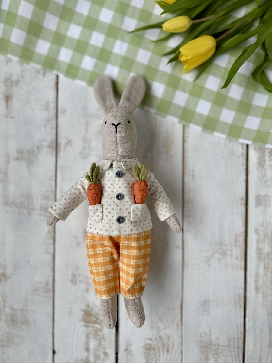 Soft stuffed toy Peter Rabbit dailydoll.shop/shop/soft-stuf… #dailydollshop #dailydoll #texstildoll #art #handmadedoll #sculpture #christmasgift #ragdoll #homedecor #toys #artdoll #eastergift #boudoirdoll #dollaccessories #valentinesgift #woodendoll #tilda #dolls #birthdaygift #handmade