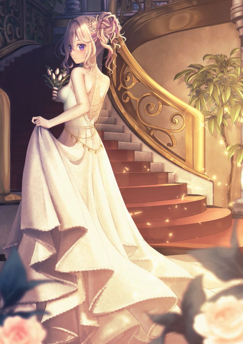 okotoru_'s tweet photo. 💐✨#illustration #oc https://t.co/TLVQpsXK31