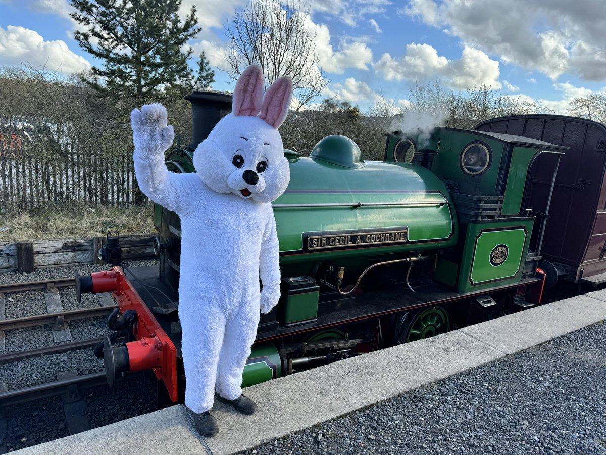 The Easter bunny has enjoyed a cracking time meeting everyone during day 2 of our Easter Eggstravaganza! We'd love to see your photos if you joined us 📸 Missed the fun? Don’t worry we do it all again tomorrow... tickets can be bought here 👇 tanfield.vticket.co.uk/product.php/45…