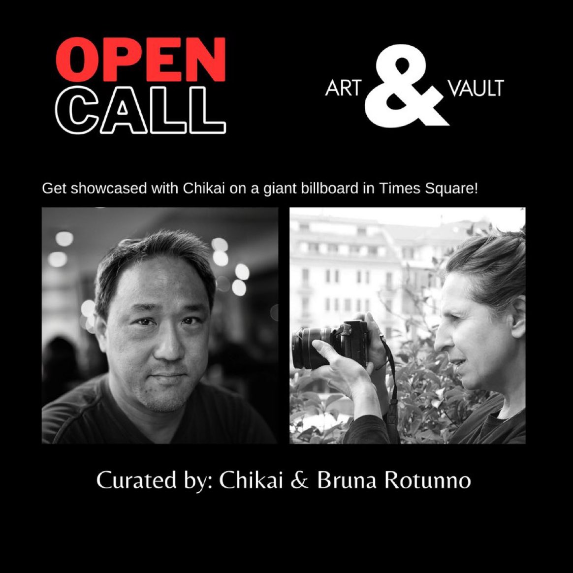 🔥 OPEN CALL 🔥 Showcase your art on a giant billboard in Times Square during #NFTNYC alongside the one & only Chikai! @lifeofc Curated by; Chikai & Bruna Rotunno @sider_alia ⏰ Deadline: April 2nd ⬇️ Details below.