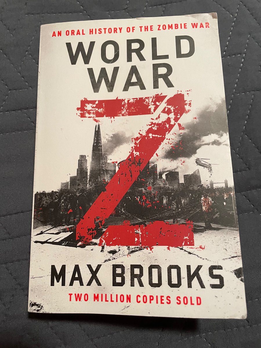 It’s scary how you read the book written in 2006 only to find that many of its geopolitical ‘predictions’ are actually materializing. It looks like the history of the WWZ and the whole of the 21st century might have been written by @maxbrooksauthor already. Time to learn lessons