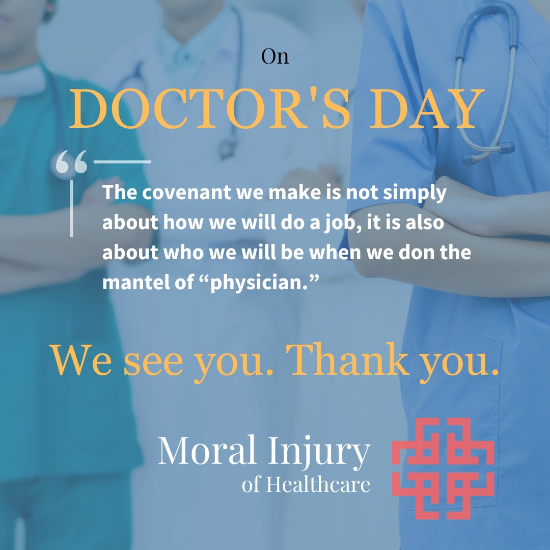 Today and every day, thank you. #NationalDoctorsDay #MedTwitter