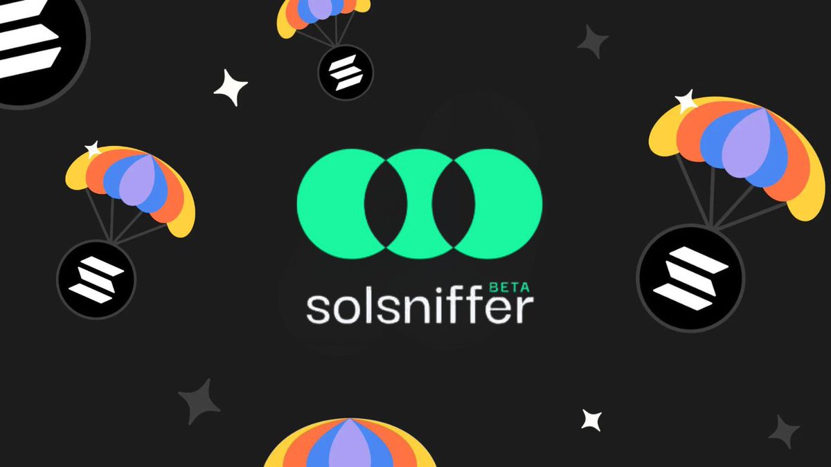 For Airdrop hunter 🪂 🎯 🚀 Join SolSniffer, announces an airdrop for users of its tool. (It's a potential $200 to $300 in just three clicks) ✅ Let me explain how to take advantage of it ⤵️ THREAD 🧵 #DeFi #Solana $sol #crypto #Airdrop #Web3