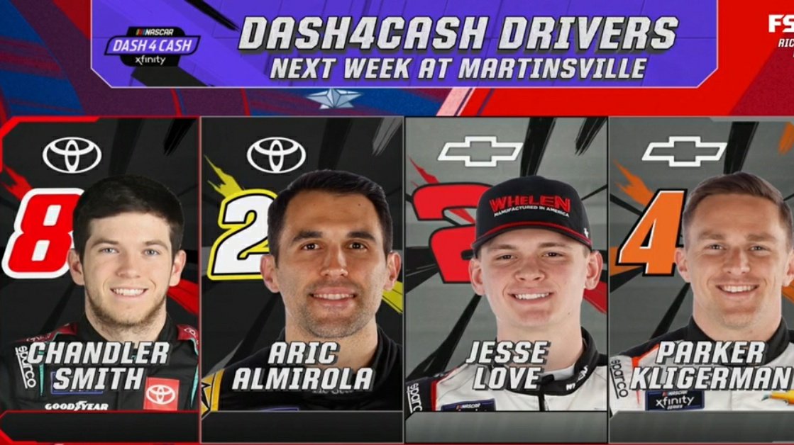 Dash4Cash drivers for Martinsville