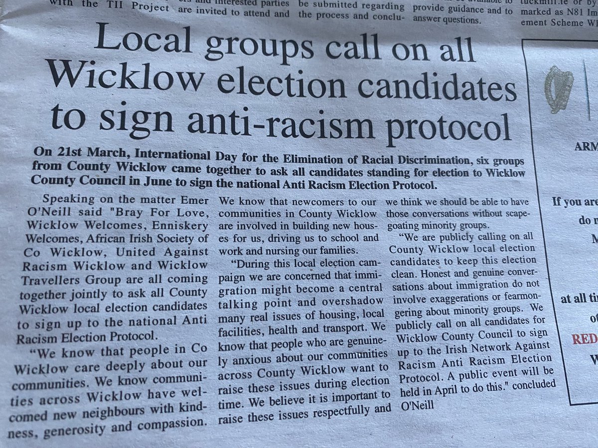 RobCarryBray's tweet image. I'm standing as an independent candidate in Wicklow's Bray West. 

It's quite amazing that these groups, none of which I've ever heard of, would think they have the right to dictate the parameters of what can or can't be discussed by candidates in an election. 

If they're…