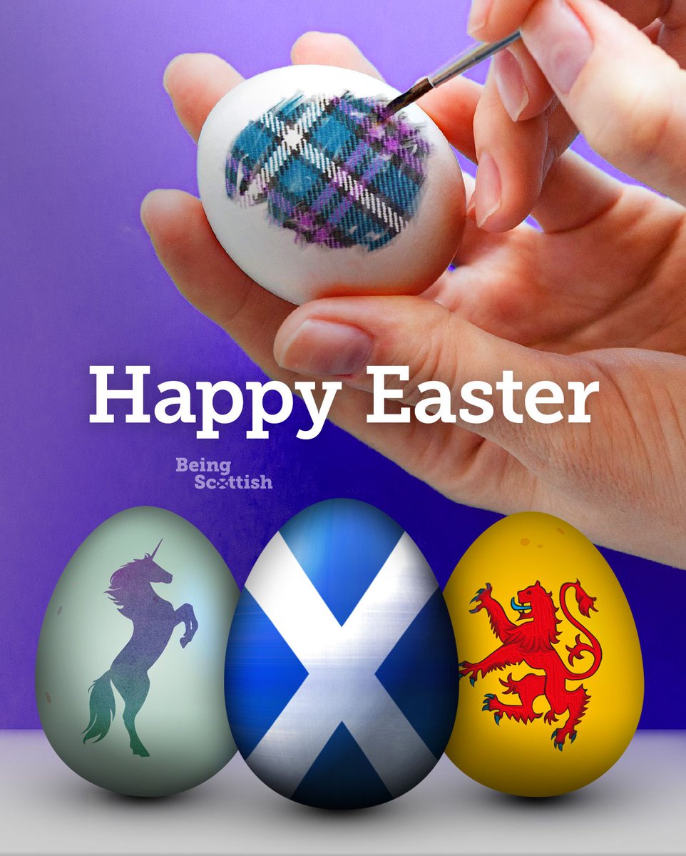 Happy Easter from Bonnie Scotland 🏴󠁧󠁢󠁳󠁣󠁴󠁿 Mind and put yer clock forward 🕑