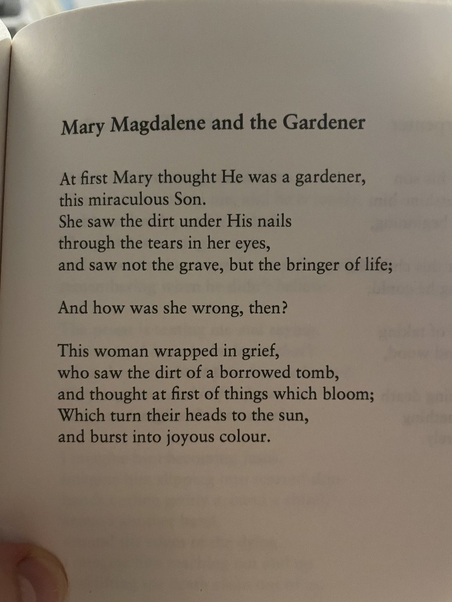 As Easter draws near, I’m reading this by @JayHulmePoet…