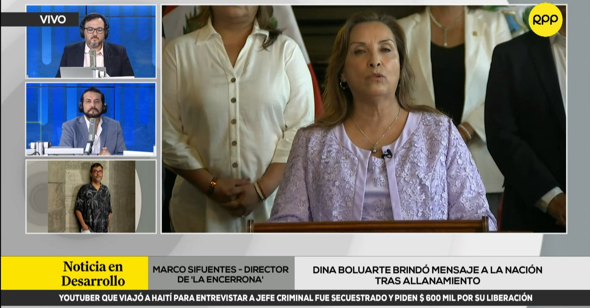 RPPNoticias's tweet photo. 🔴 #EnVivo: Marco Sifuentes: "Nuestro investigador, Ernesto Cabral, comienza a revisar 10 mil fotografías oficiales en alta resolución, se hace una base de datos de 15 relojes incluyendo un Rolex. Otros medios llegaron a cuatro Rolex" https://t.co/KoZj3Y2O0H