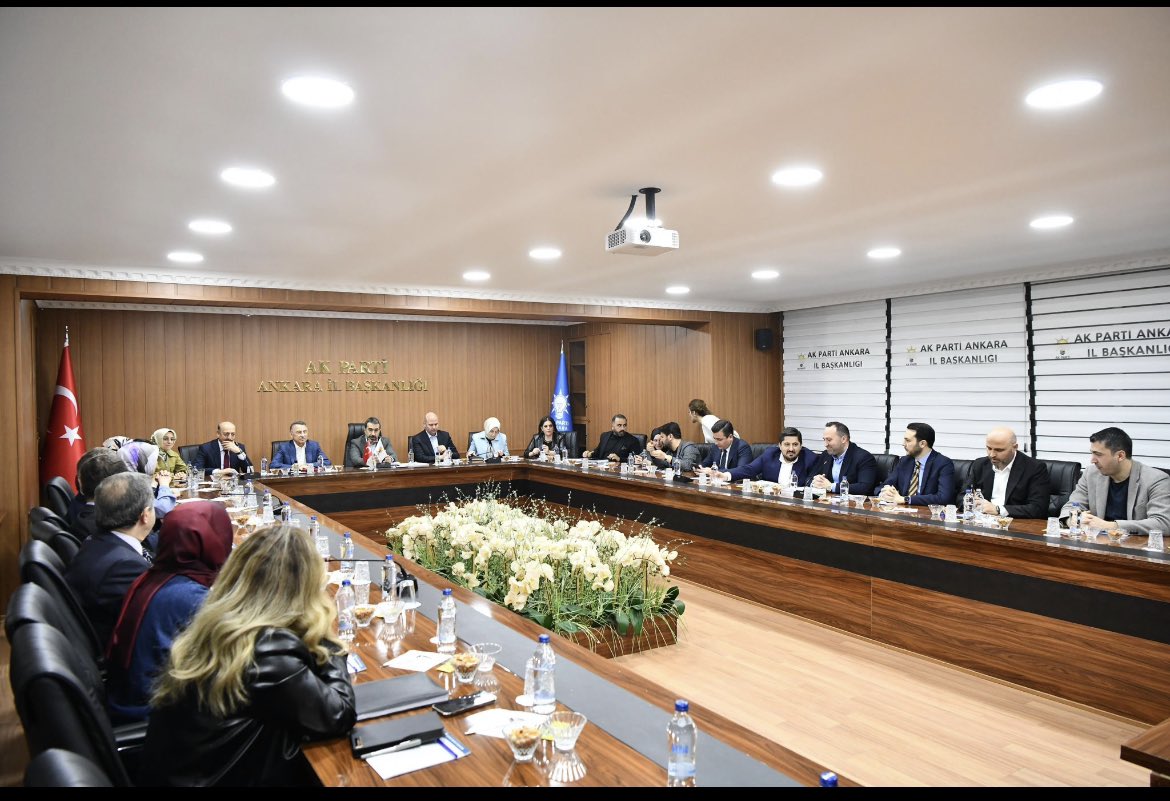 Ankara İl Başkanlığımızda değerlendirme ve istişare toplantısı gerçekleştirdik.