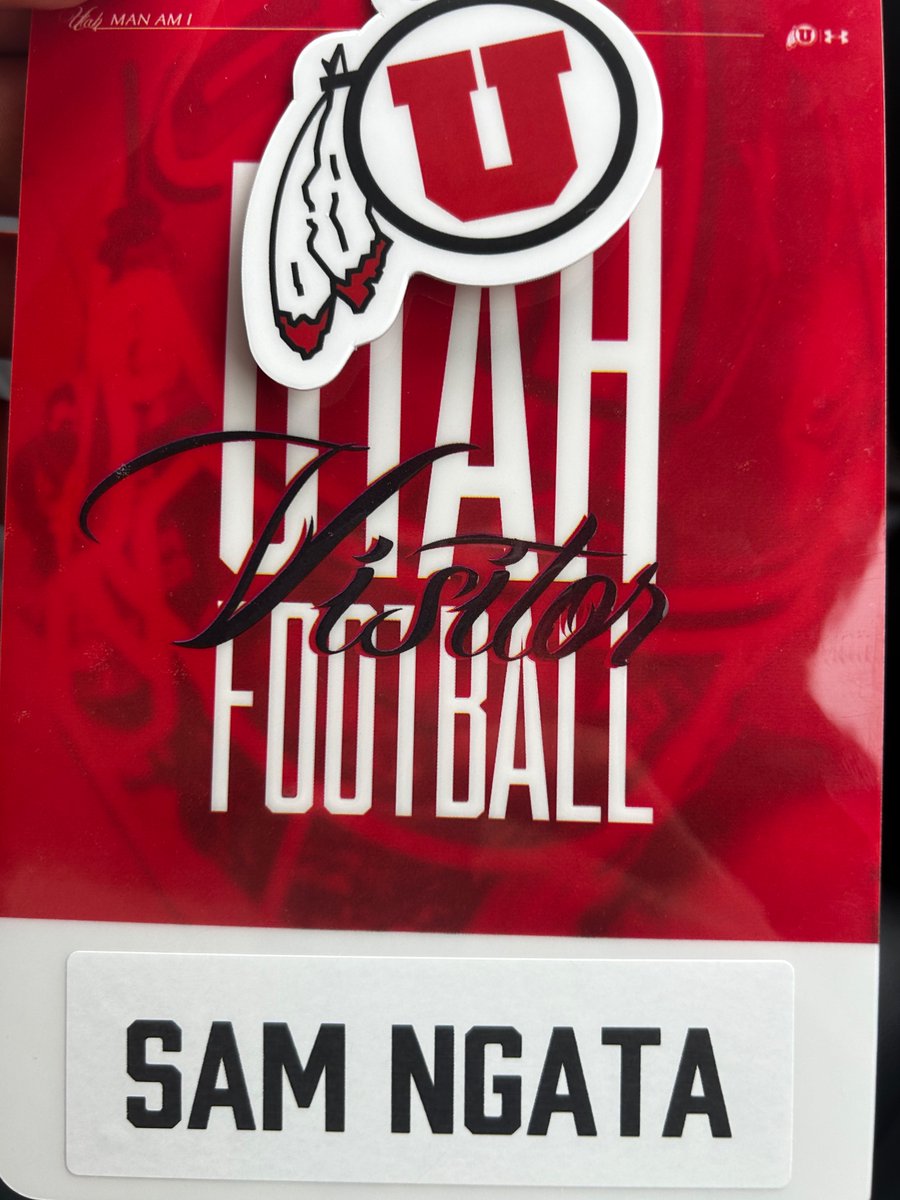 Had an amazing time visiting THE University of Utah today and watching the guys practice and seeing the facility. It was great to meet @UtahCoachWhitt and thank you @KammyDelp_Utah for the tour. @Utah_Football #AGTG #pcminers