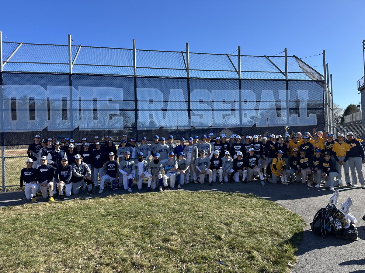 Thank you to Coach Steve Talbot and the @dracutmiddies for hosting today’s preseason tournament! @WHS_Baseball978 excited to open the season next week! #rollcats @Wilmington_AD