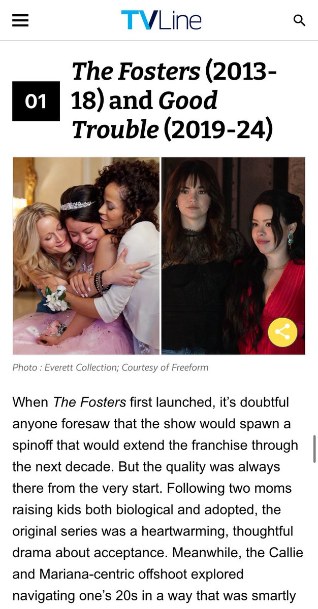 #1 ~ best ABC Family & Freeform show(s) of all time!!!👏👏 
“It’s not where you come from, it’s where you belong”⚓️💖 @TheFostersTV @GoodTrouble @MaiaMitchell @cierraramirez @SherriSaum1 @TeriPolo1 #maiamitchell #cierraramirez #teripolo #sherrisaum #thefosters #goodtrouble