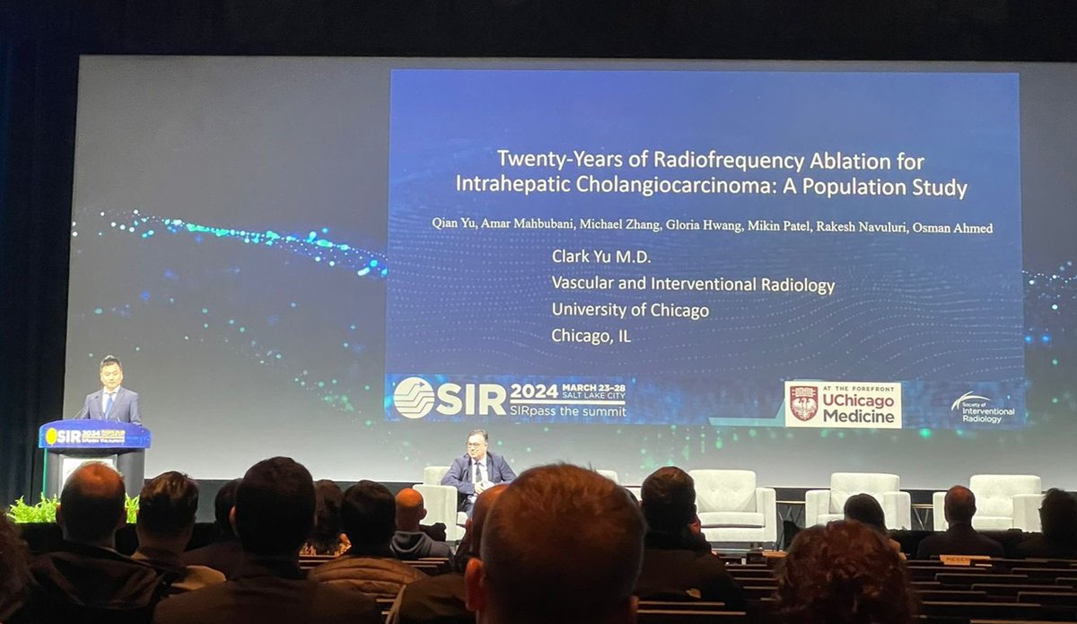 UChicagoIR (@uchicagoir) on Twitter photo To say we are proud of <a href="/EndovasClarkY/">Clark Yu</a> would be an understatement. It is an absolute joy to watch your star rise. 🫡
#SIR24SLC <a href="/SIRspecialists/">Society of Interventional Radiology</a> <a href="/SIRRFS/">SIR RFS</a> <a href="/JVIRmedia/">JVIR</a> <a href="/UChicagoIR/">UChicagoIR</a> To say we are proud of <a href="/EndovasClarkY/">Clark Yu</a> would be an understatement. It is an absolute joy to watch your star rise. 🫡
#SIR24SLC <a href="/SIRspecialists/">Society of Interventional Radiology</a> <a href="/SIRRFS/">SIR RFS</a> <a href="/JVIRmedia/">JVIR</a> <a href="/UChicagoIR/">UChicagoIR</a>