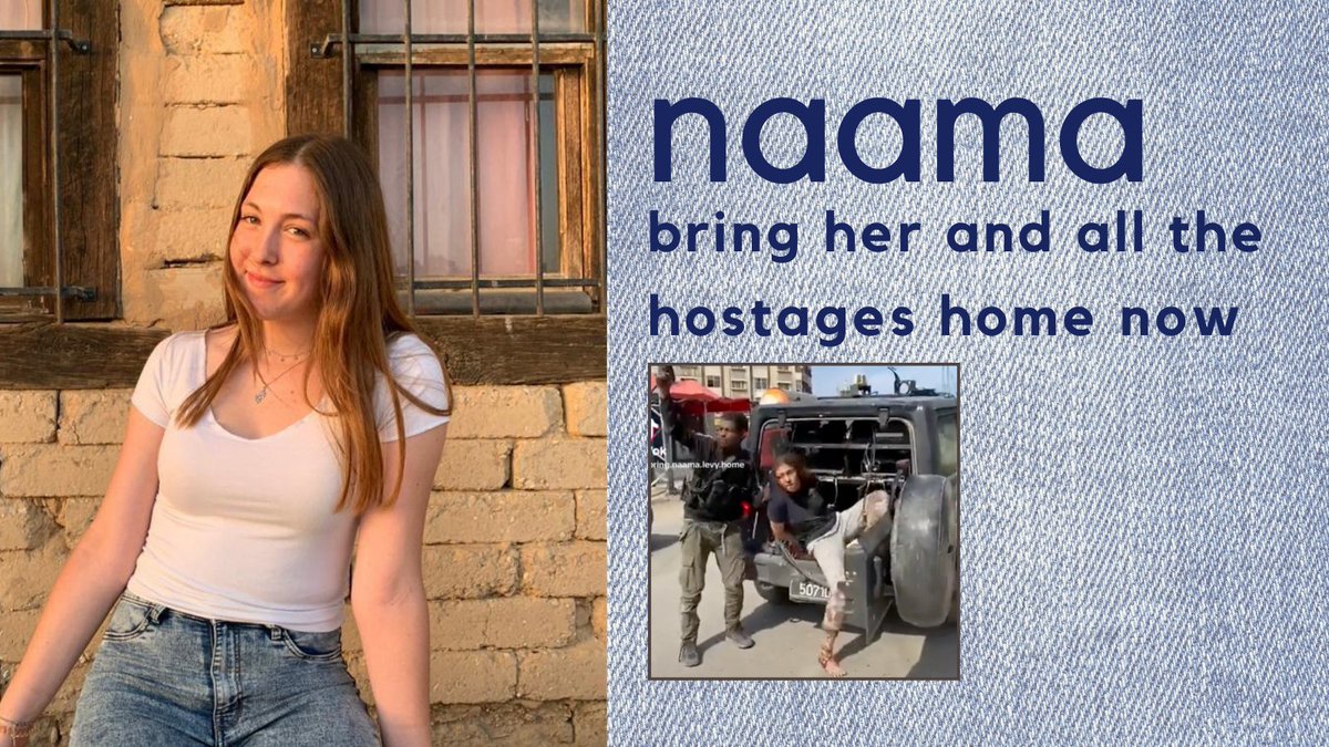 Day 178. Don't let our last memory of Naama be that awful scene. 🎗️🎗️🎗️💔💔💔 Don't let her last memory be in captivity. Every day she wakes up to the same nightmare. Enough. #BringThemAllHomeNOW