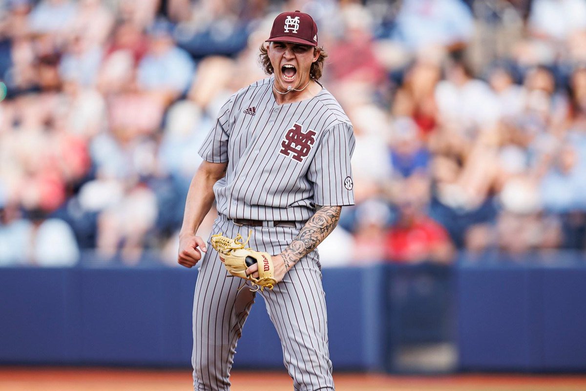 Mississippi State has won 𝗦𝗘𝗩𝗘𝗡 straight series over Ole Miss dating back to 2016, including the last 𝗧𝗛𝗥𝗘𝗘 in Oxford! A look at the uniforms the Bulldogs have worn as they've 𝗗𝗢𝗠𝗜𝗡𝗔𝗧𝗘𝗗 the in-state SEC rivalry! 📸: @HailStateBB #HailState🐶⚾️