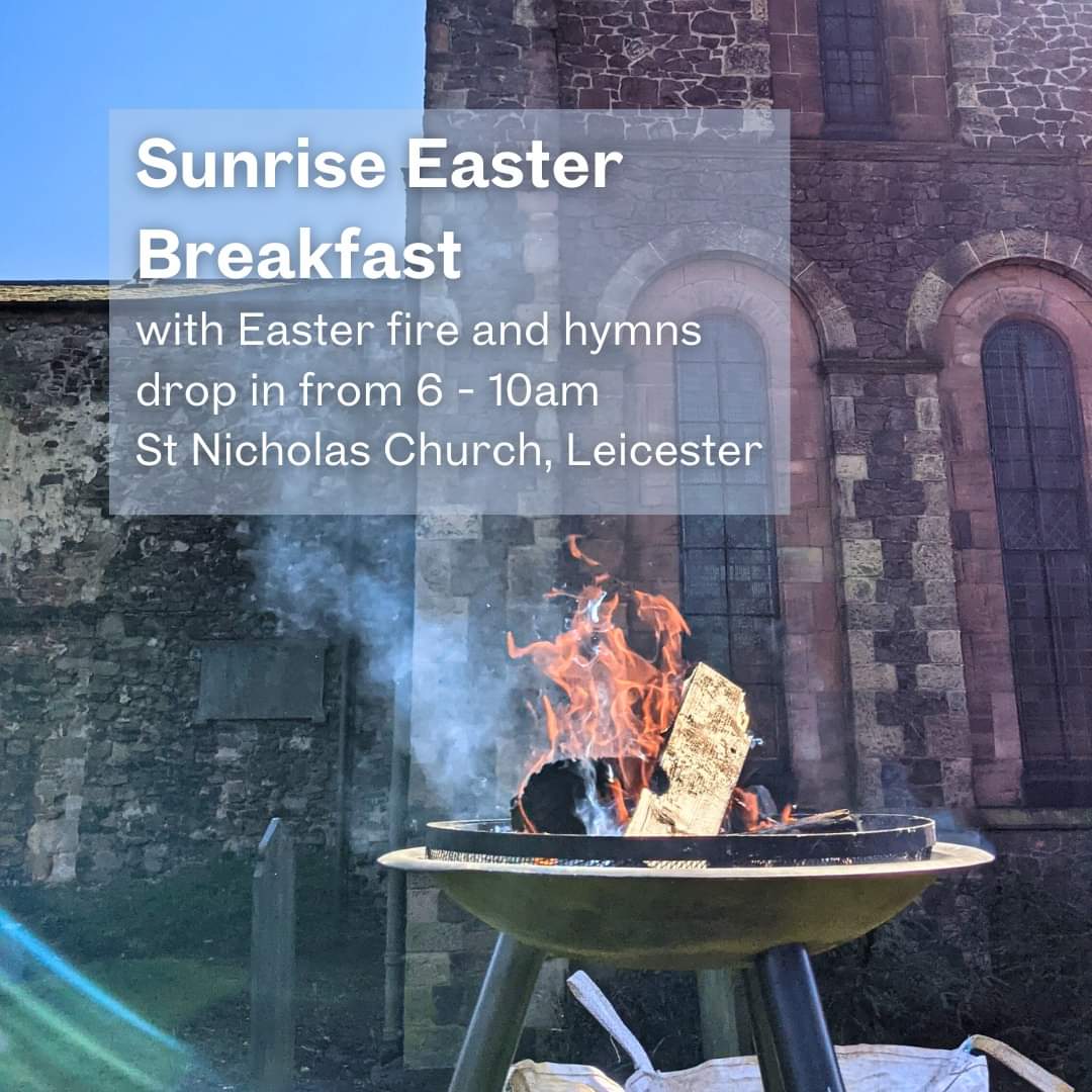 Enjoy a Sunrise Easter Breakfast at St Nicholas Church from 6.00am to 10.00am tomorrow. Perfect for those attending the Easter Sunday Eucharist at 10.30am in the Cathedral.