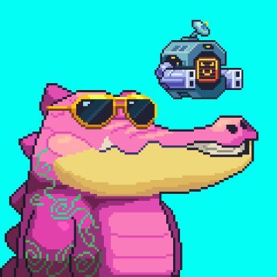 Look at this pink crocodile sporting some cool green shades! 🐊🕶️💖 Quite the stylish and trendy reptile! 😎✨