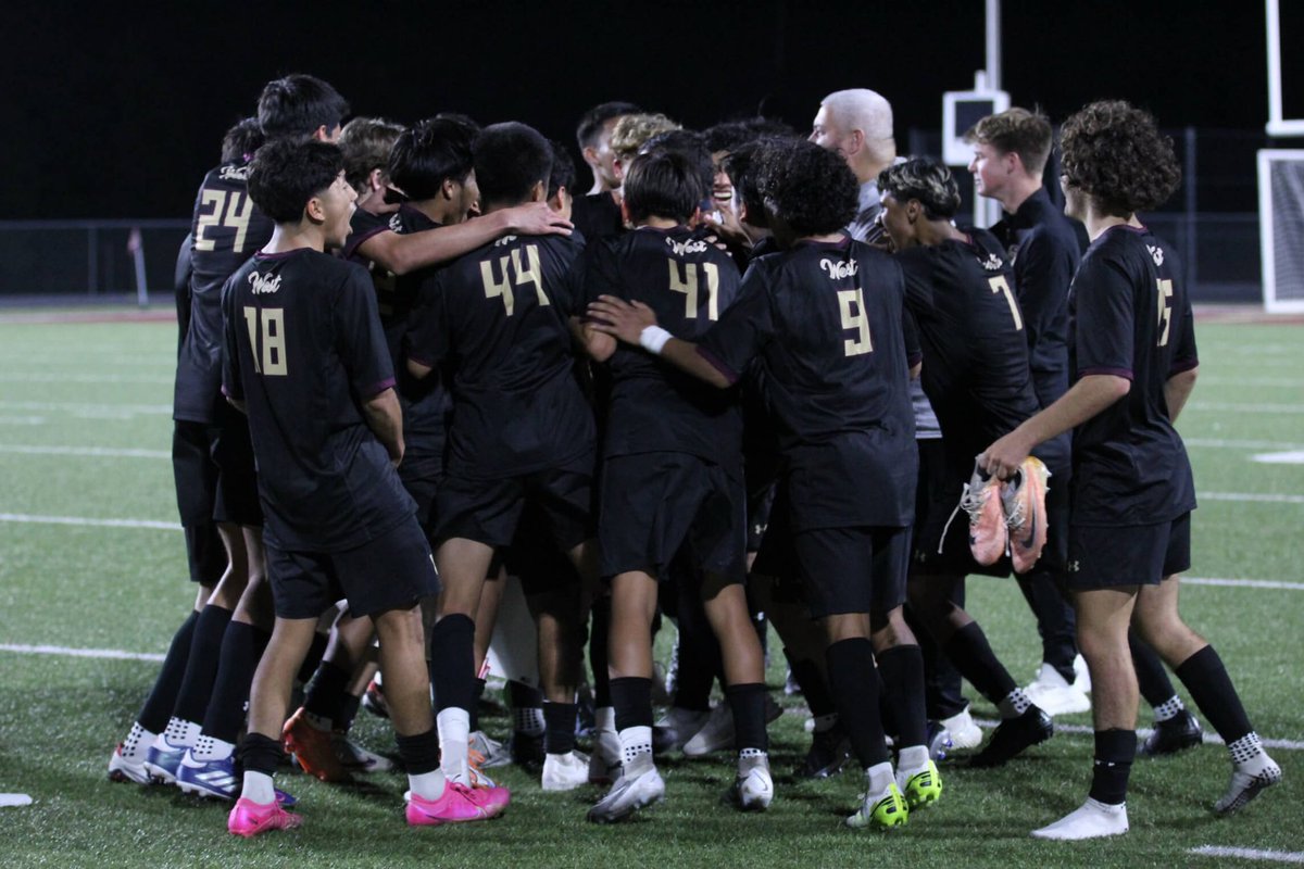 *REGIONAL QUARTERFINALS INFO*
📅: Tuesday, April 2nd
⏰: 6;00 P.M
🆚: Pflugerville High School
📍: Caldwell High School

#WestNation SHOW UP. BE LOUD.