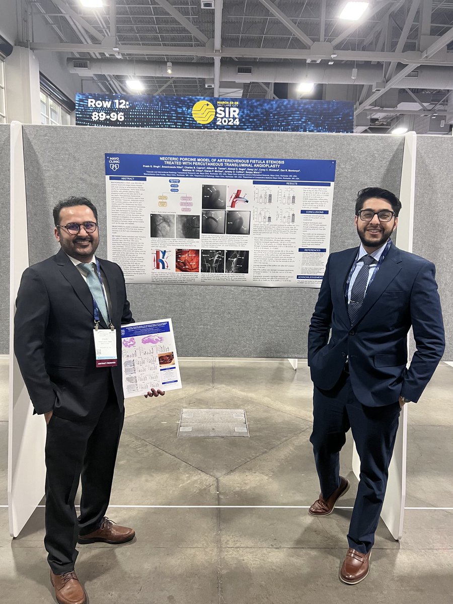 Congratulations to ⁦@PrabMD⁩ for the SIR 2024 Best Translational Poster. ⁦@SIRRFS⁩ ⁦@MayoMN_IRadRes⁩ ⁦@SIRspecialists⁩