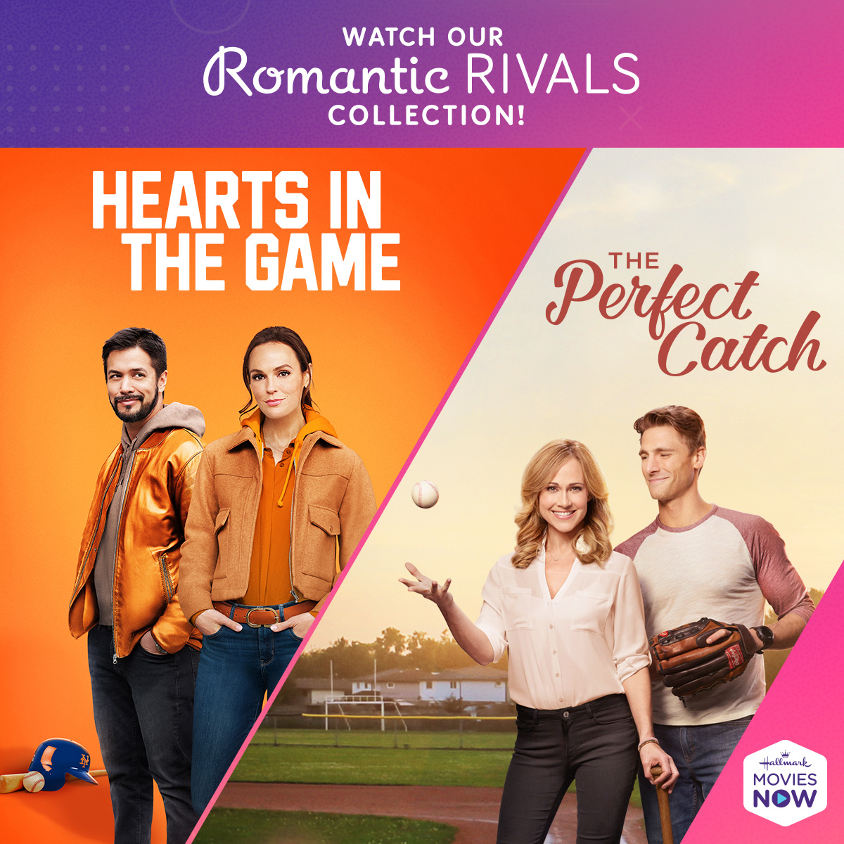 HallmarkPlus's tweet photo. Two can play that game!
Watch #HeartsInTheGame & #ThePerfectCatch now on #HallmarkMoviesNow! https://t.co/nJW0Orf755