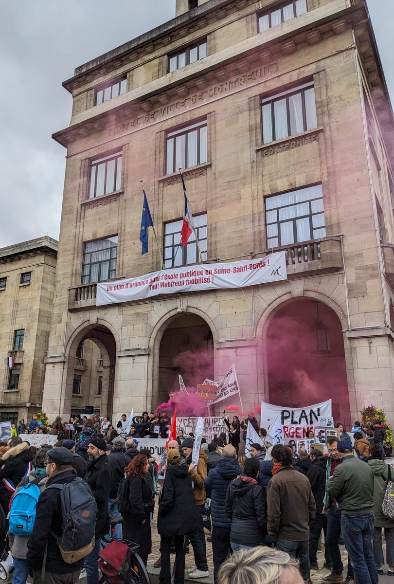 Mobilisation du 30 mars. 🙏🏽💪🏾
Ne lâchons rien ! 
#PlandUrgence93 ✅☑️
#ChocDesSavoirs⛔🙅🏽