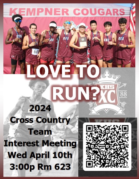 Coach Pierce (@khs_gottarun) on Twitter photo KHS XC - Ready to become the fastest version of yourself? Join us on Wed 4/10 3:00p rm 623 <a href="/KHS_Cougars/">Kempner High School</a> <a href="/CoachLee27/">Jennifer Lee</a> <a href="/Coach_DeGar/">Coach DeGar M.Ed</a> <a href="/fbkempnertrack/">FBKempnerTrack</a> <a href="/CougarKempner/">Kempner Girls Soccer</a> <a href="/KempnerTheatre/">Kempner Theatre</a> <a href="/KempnerVb/">Kempner VB</a> <a href="/KHSBaseball1988/">Kempner HS Baseball</a> <a href="/TennisKempner/">Kempner Tennis</a> <a href="/KempnerHoops/">Kempner Basketball</a> <a href="/KHSSoccerBoys/">KempnerBoysSoccer</a> KHS XC - Ready to become the fastest version of yourself? Join us on Wed 4/10 3:00p rm 623 <a href="/KHS_Cougars/">Kempner High School</a> <a href="/CoachLee27/">Jennifer Lee</a> <a href="/Coach_DeGar/">Coach DeGar M.Ed</a> <a href="/fbkempnertrack/">FBKempnerTrack</a> <a href="/CougarKempner/">Kempner Girls Soccer</a> <a href="/KempnerTheatre/">Kempner Theatre</a> <a href="/KempnerVb/">Kempner VB</a> <a href="/KHSBaseball1988/">Kempner HS Baseball</a> <a href="/TennisKempner/">Kempner Tennis</a> <a href="/KempnerHoops/">Kempner Basketball</a> <a href="/KHSSoccerBoys/">KempnerBoysSoccer</a>