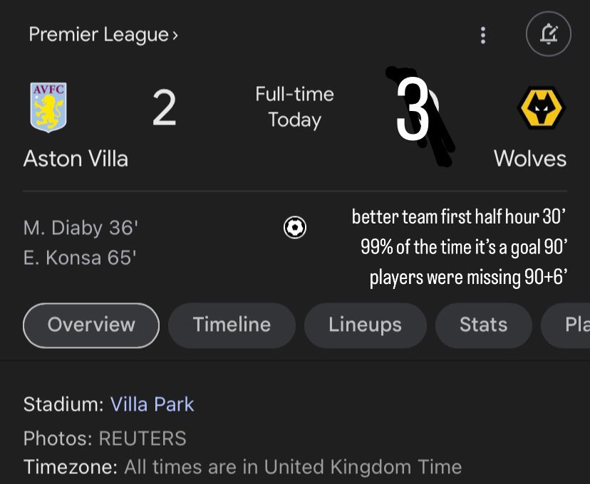 catrinavfc's tweet image. absolutely gutted