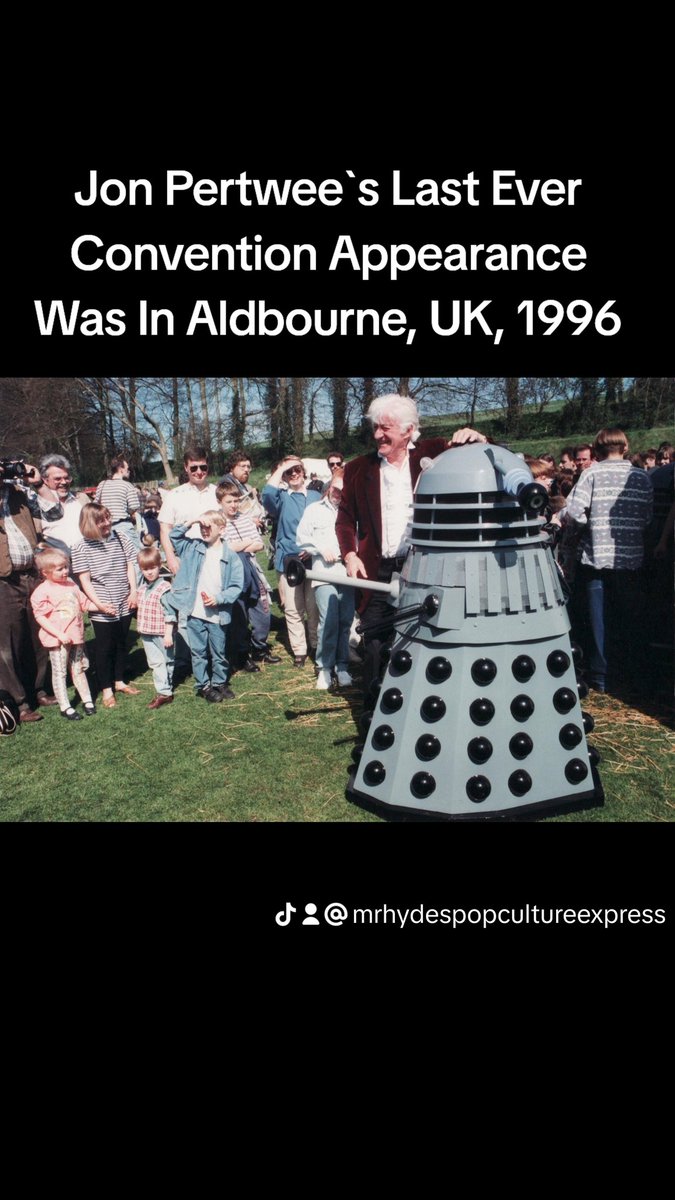 Jon Pertwee`s Last Ever Convention Appearance Was In Aldbourne, UK, 1996 #DoctorWho #classicDoctorWho