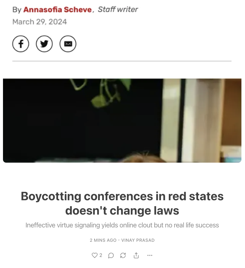 Vinay Prasad MD MPH tweet media