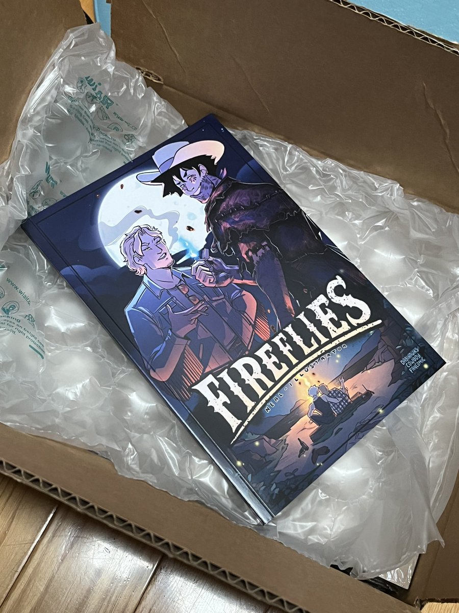 Y’all at Richmond’s Galaxy con wiped me out of the rest of my Fireflies books BUT don’t worry I got a small batch in the mail for my next few shows!