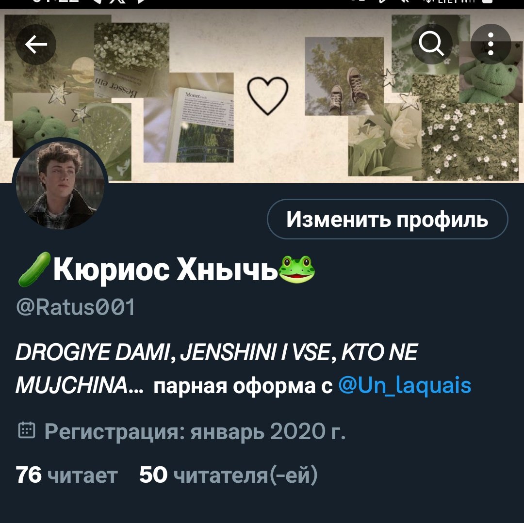 🥒Кюриос Хнычь🐸 tweet media