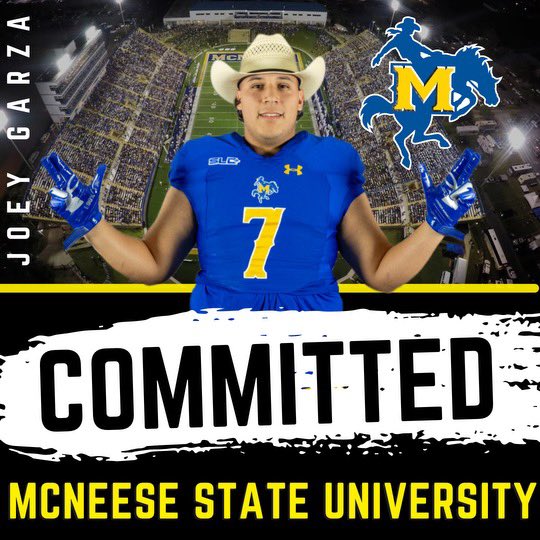 Thank you @CoachGGoff, @Coach__Hinson & @neugs1288 for the amazing visit, I’m proud to say that I will be continuing my academic and athletic career at McNeese state! Geaux Pokes!!! #WeDAT