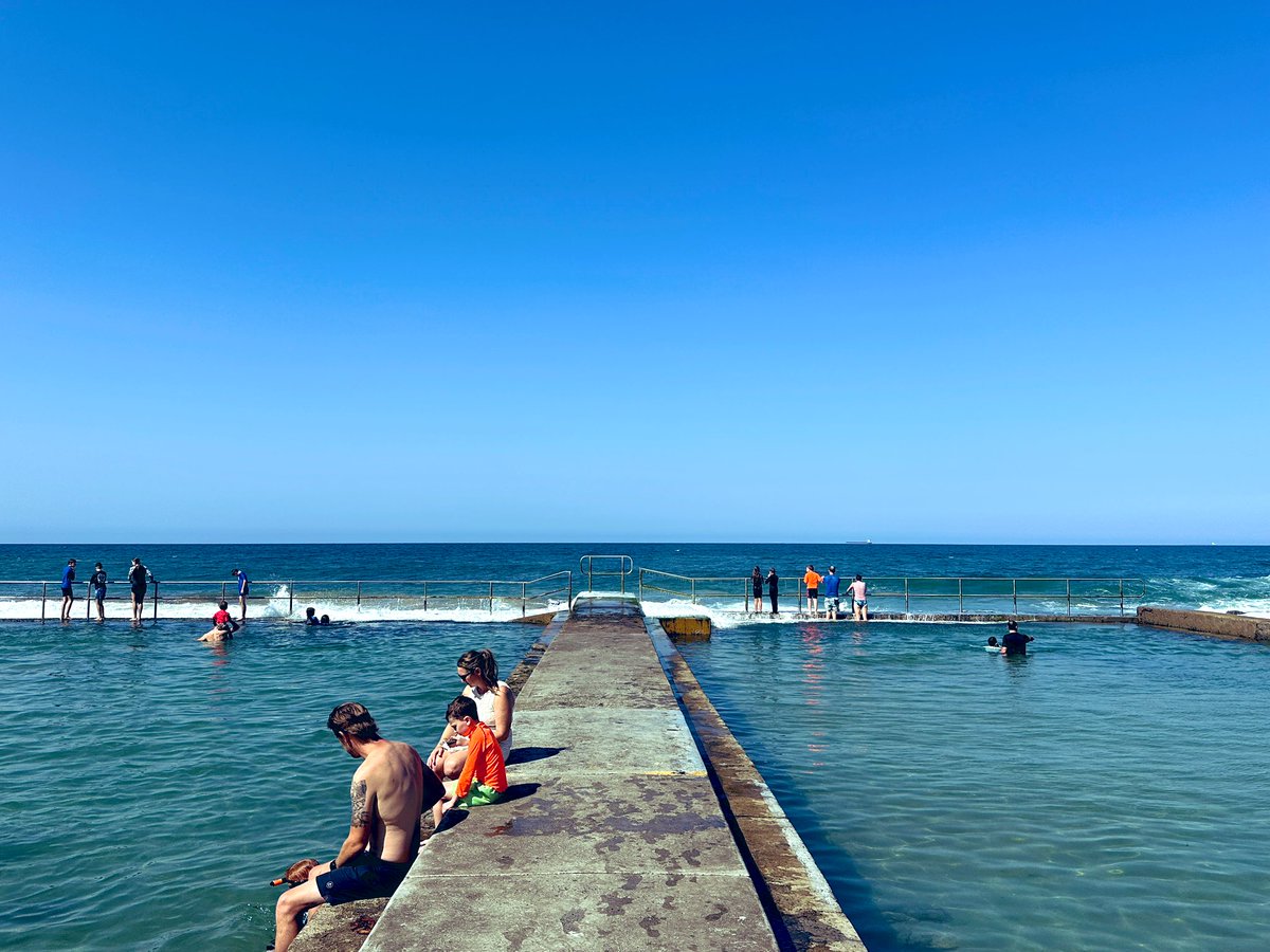 Yesterday was a 'four pool' kind of morning. The best! 

🏊‍♀️ Wombarra, Coledale, Thirroul, Austinmer. 🌊

#oceanpools #nsw #swimming