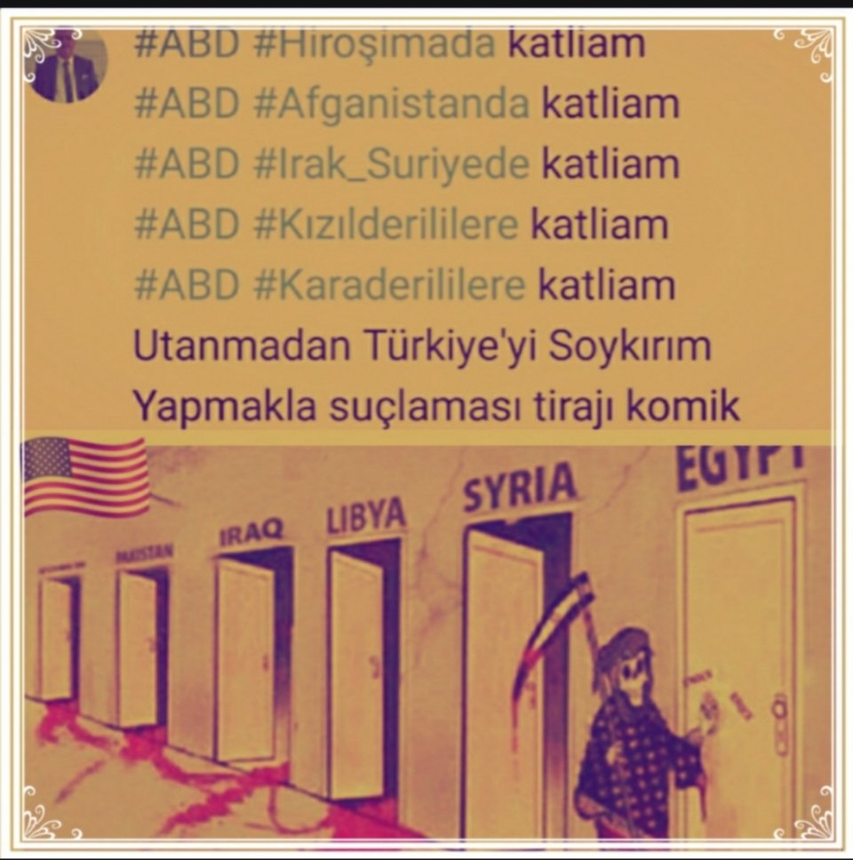 ademdurmusb's tweet photo. #BaksanaEcnebiBasınNeDiyor
FasıkFücürAzgınİştahİhtirasların
#GetirdiğiYer #EcnebiBasın #Olur
Gafil budalası Pentagon Çuval olayı
#ABDninŞeytanlık_İşininBirSonucu
Demedi deme Çop sepetine atacak
#Zındık #Sonrada #CIA_klaSeansları
#Suriyei #Irak #Libyay'#SizMahvettiniz
2020 yıl https://t.co/6tjzrvSBWx