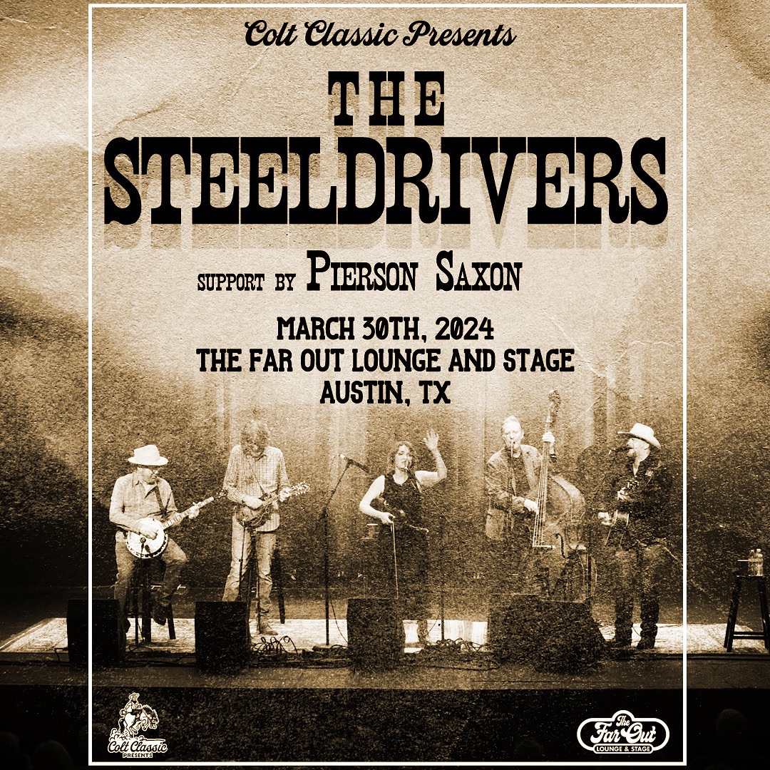 Tonight at The Far Out Lounge: Grammy Award-winning bluegrass band The SteelDrivers, with support from Pierson Saxon. Doors at 6pm. tinyurl.com/t5x473ah